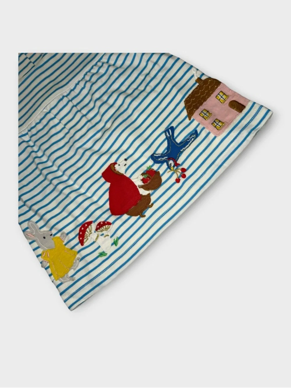 Mini Boden Story Time Woodland Animals Applique Top & Leggings Matching Set